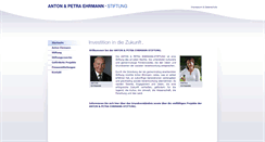 Desktop Screenshot of anton-ehrmann-stiftung.de